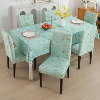Pastel Green Chair & Table Cover