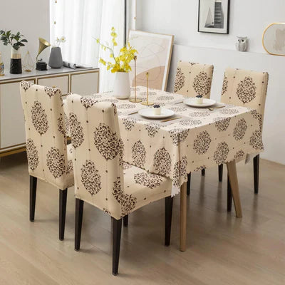 Luxury White Chair & Table Cover